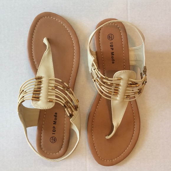 TOP Moda | Shoes | New Beige Thong Sandals | Poshmark
